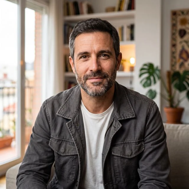 Retrato editorial de Javier Ruiz