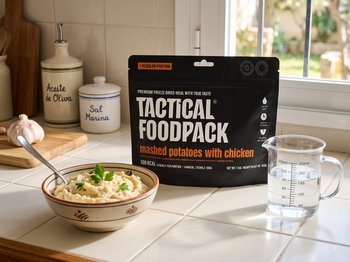 Ración Tactical Foodpack de puré de patatas con pollo