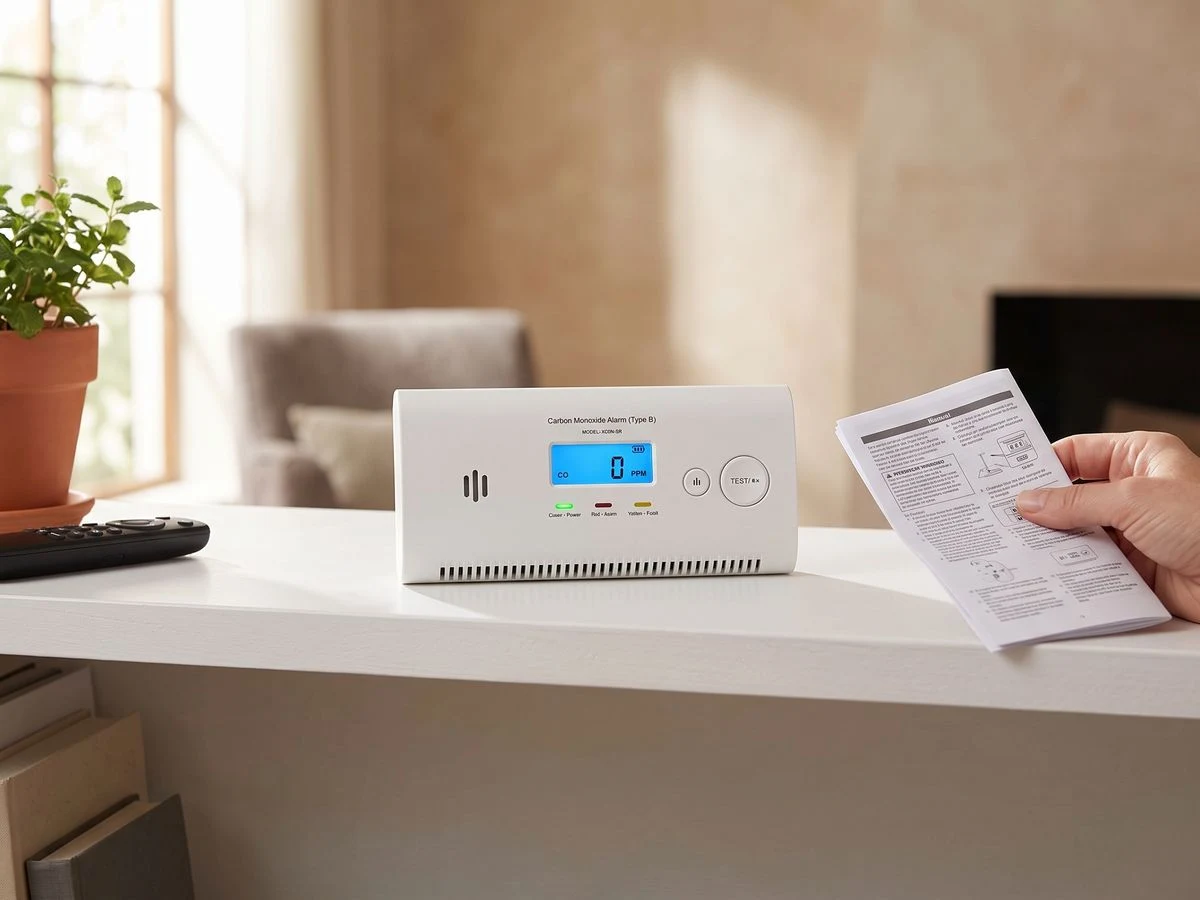 Detector de monóxido de carbono X-Sense XC0N-SR con pantalla